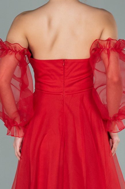 Abendkleid Lang Rot ABU2076