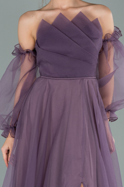 Abendkleid Lang Lavendel ABU2076