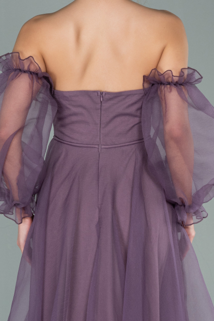Abendkleid Lang Lavendel ABU2076