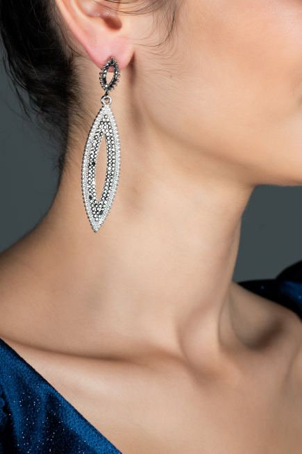Ohrschmuck Anthrazit UKP0171