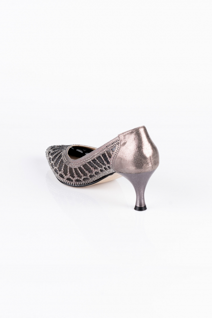 Stiletto Steinbesetzt Platin MJ5431
