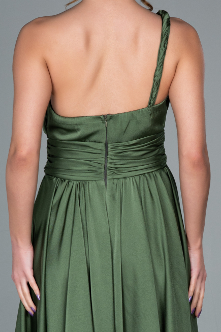 Verlobungskleid Lang Khaki ABU1142