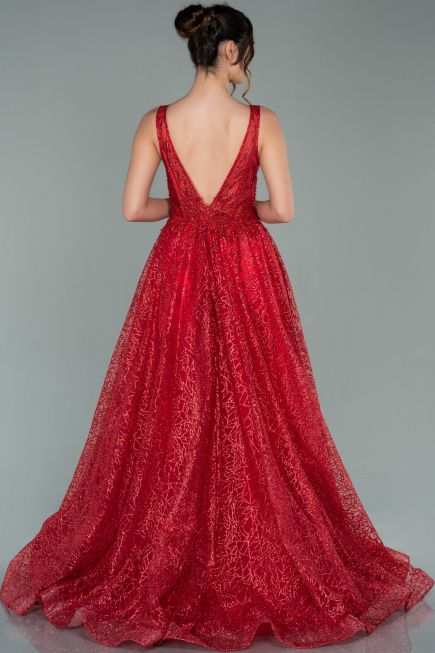 Abendkleid Lang Rot ABU2131
