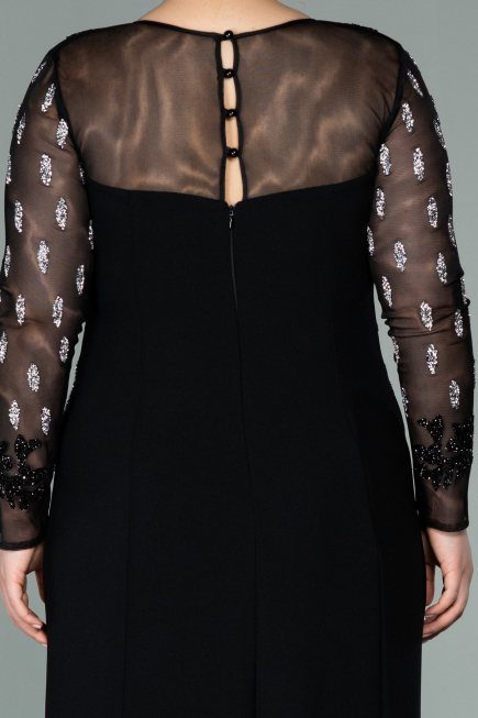 Abendkleid Lang Schwarz ABU2178