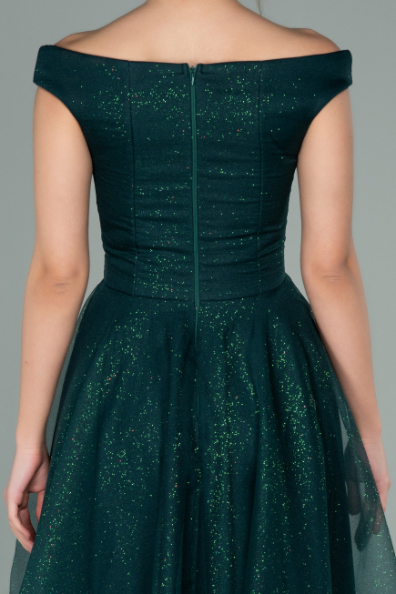 Abschlusskleid Midi Smaragdgrün ABK1316