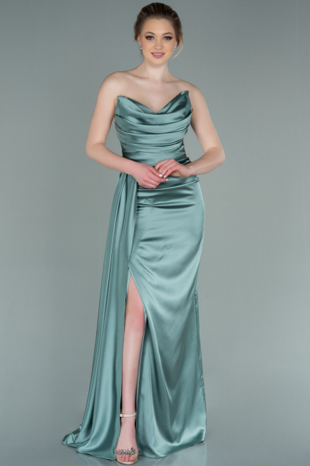 Abschlusskleid Lang Türkis ABU361