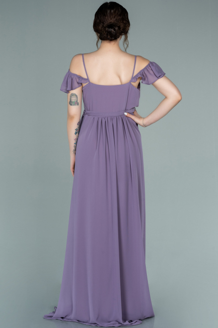 Lavendel Abendkleid Für Schwangere Lang ABU756