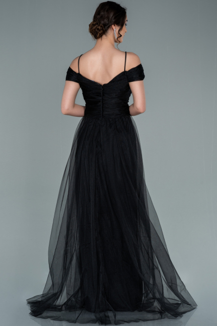 Abendkleid Lang Schwarz ABU2336