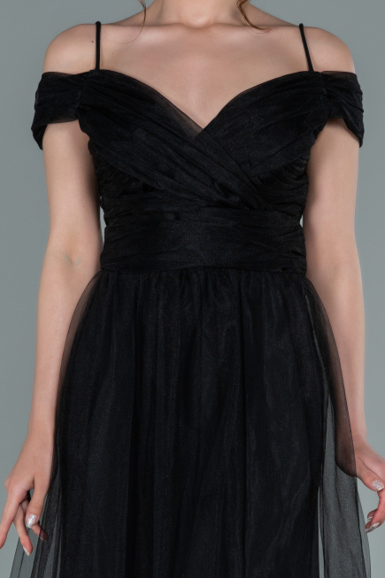 Abendkleid Lang Schwarz ABU2336