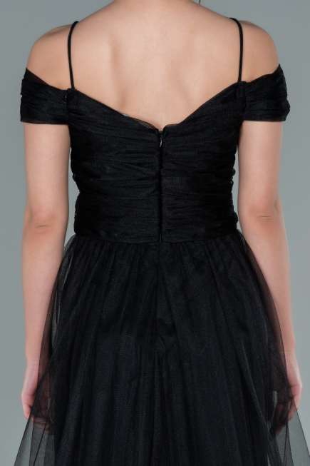 Abendkleid Lang Schwarz ABU2336