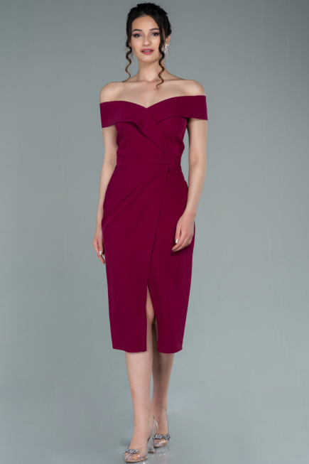 Partykleid Midi Pflaume ABK1393