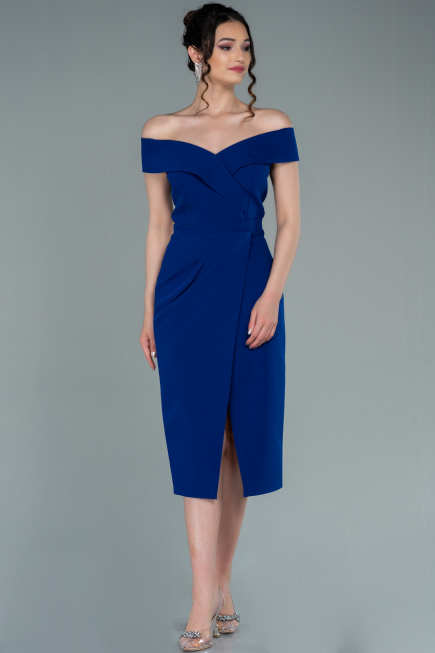 Partykleid Midi Sächsischblau ABK1393