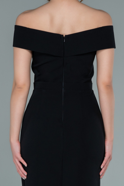 Partykleid Midi Schwarz ABK1393