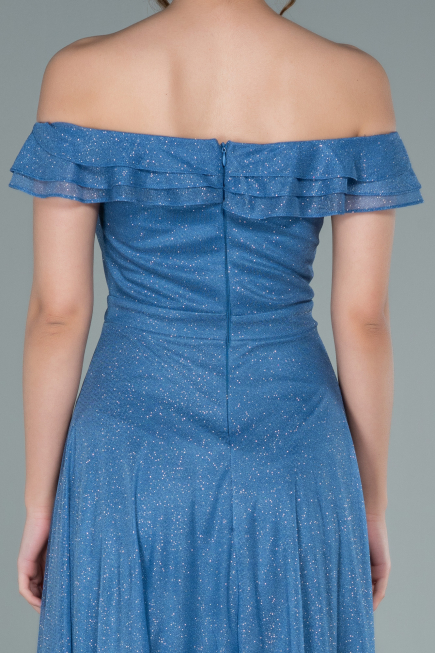Abendkleid Lang Indigo ABU2351