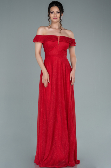 Abendkleid Lang Rot ABU2351