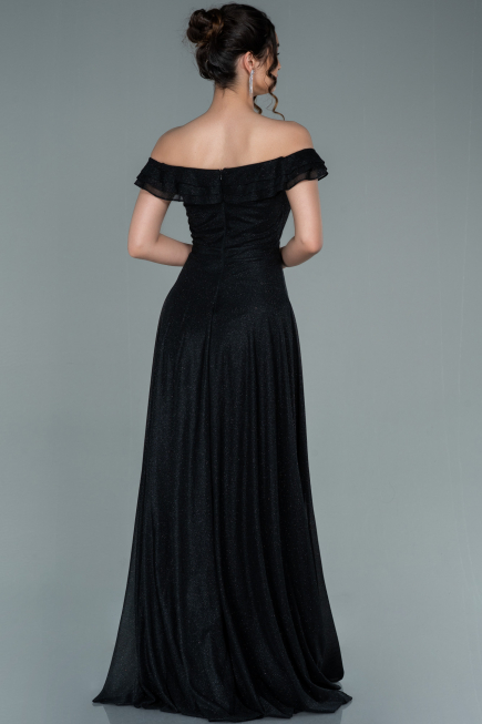 Abendkleid Lang Schwarz ABU2351