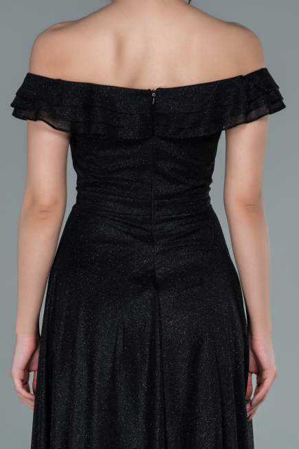 Abendkleid Lang Schwarz ABU2351