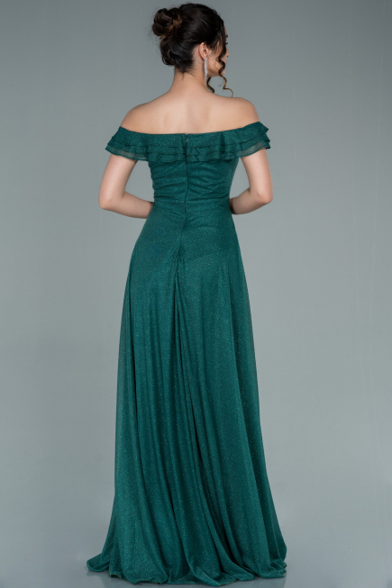 Abendkleid Lang Smaragdgrün ABU2351