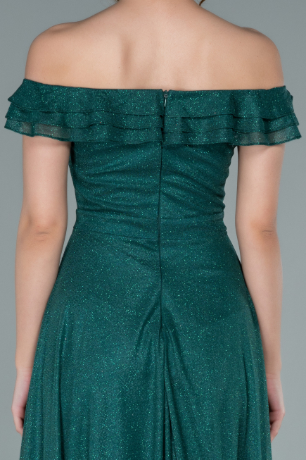 Abendkleid Lang Smaragdgrün ABU2351