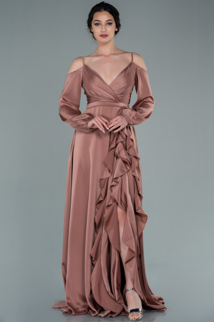 Abendkleid Lang Satin Zwiebelschale ABU2339