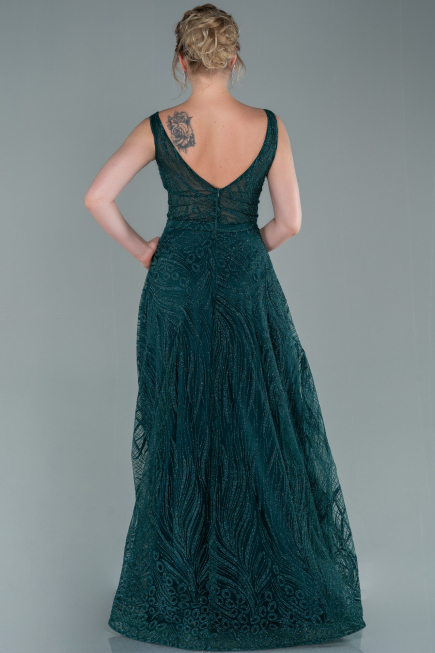 Abendkleid Lang Smaragdgrün ABU2418