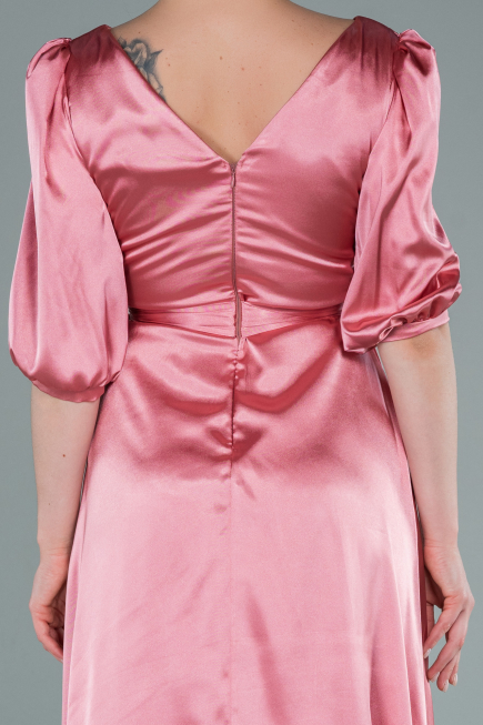 Partykleid Midi Satin Zwiebelschale ABK1409