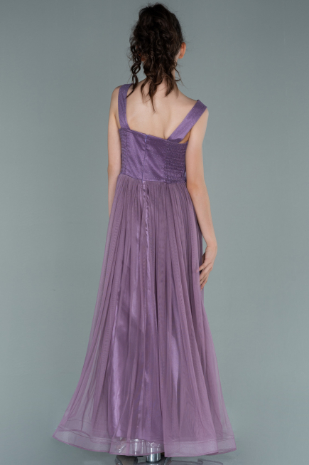 Abendkleid für Kinder Lang Lavendel ABU2447