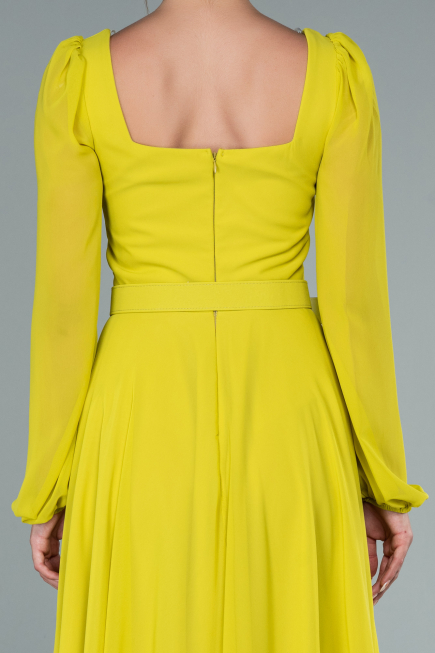 Partykleid Midi Chiffon Pistaziengrün ABK1441