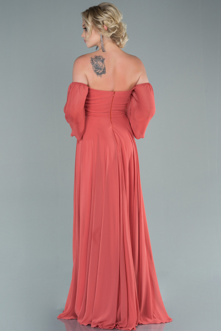 Abschlusskleid Lang Chiffon Zwiebelschale ABU2457