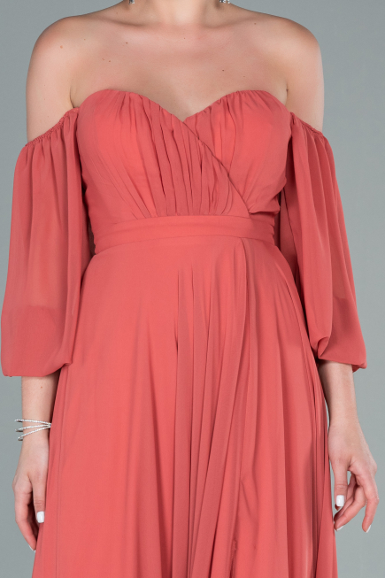 Abschlusskleid Lang Chiffon Zwiebelschale ABU2457