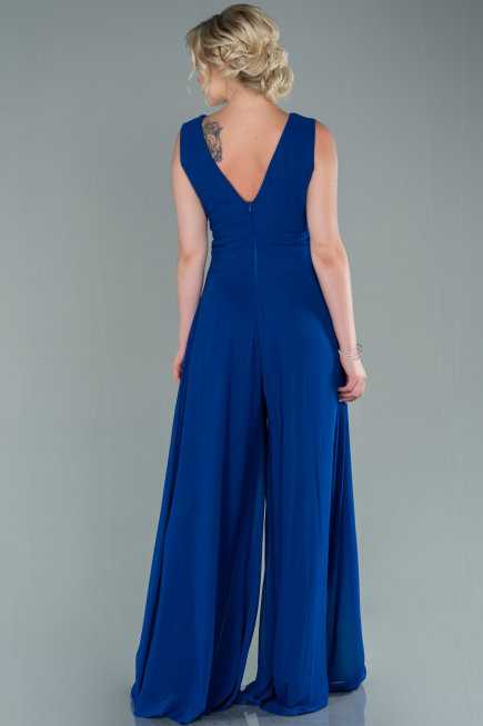 Partykleid Chiffon Sächsischblau DS1300
