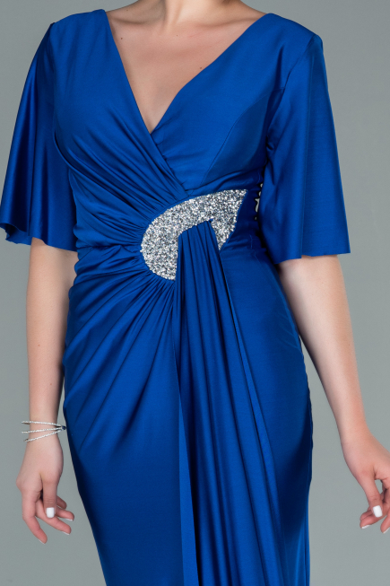 Abendkleid Lang Sächsischblau ABU2443