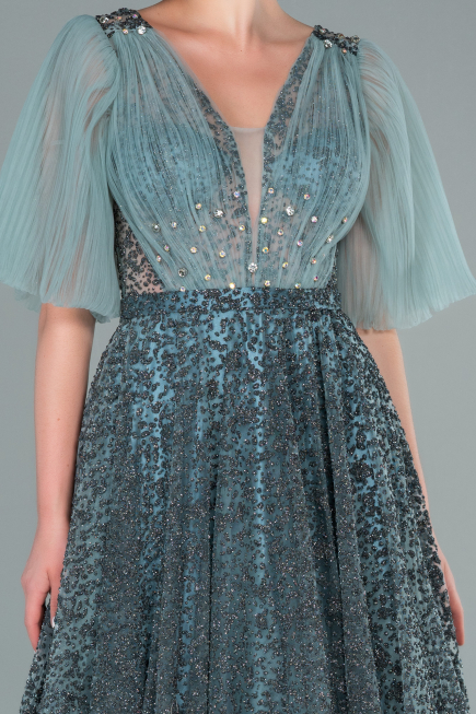 Abendkleid Lang Türkis ABU2472