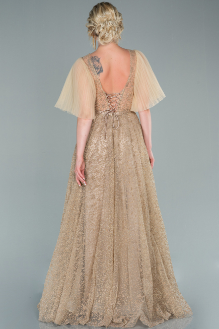 Abendkleid Lang Gold ABU2472