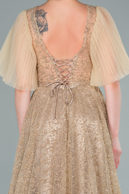 Abendkleid Lang Gold ABU2472