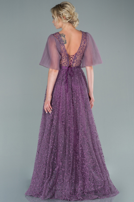 Abendkleid Lang Lavendel ABU2472