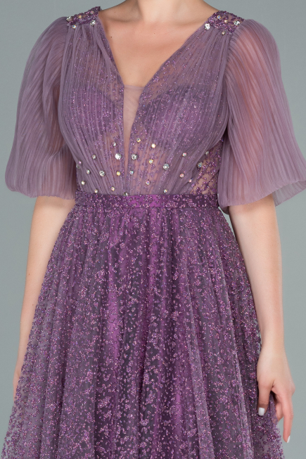 Abendkleid Lang Lavendel ABU2472