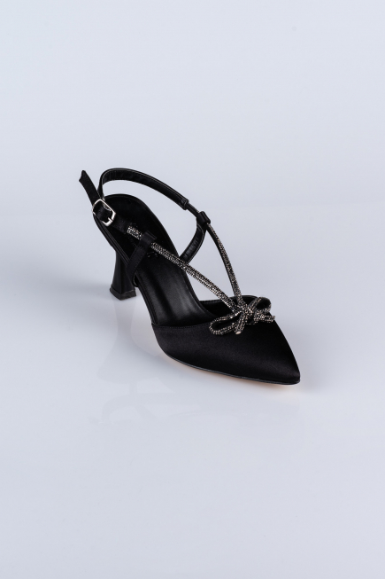 Party-Schuhe Satin Fuchsie AB1084