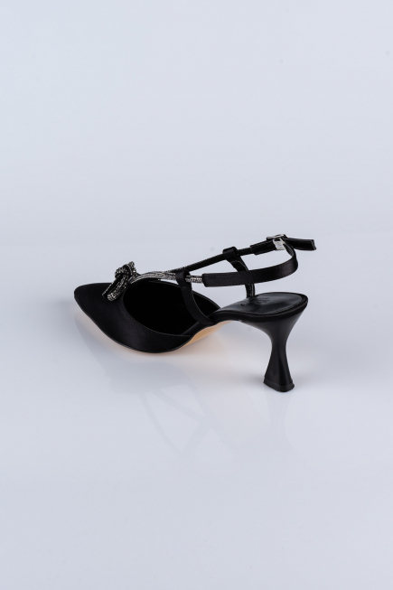 Party-Schuhe Satin Fuchsie AB1084