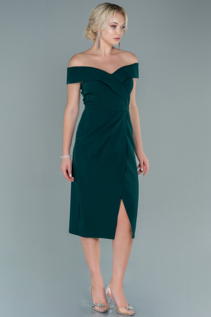 Partykleid Midi Smaragdgrün ABK1393