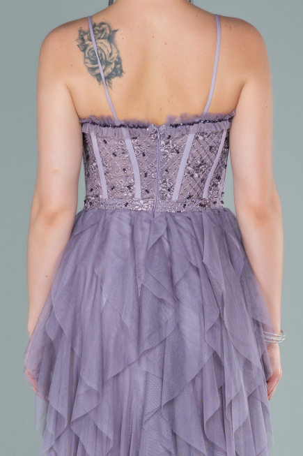 Abendkleid Lang Lavendel ABU2552