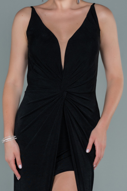 Abendkleid Lang Schwarz ABU2496