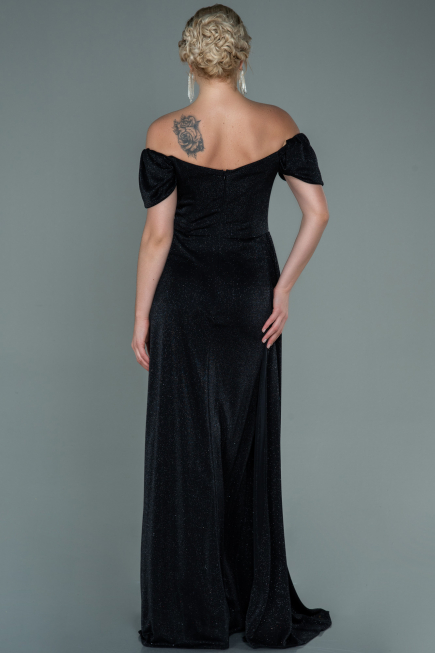 Abendkleid Lang Schwarz ABU2657