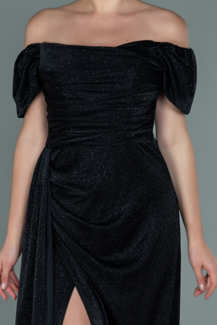 Abendkleid Lang Schwarz ABU2657