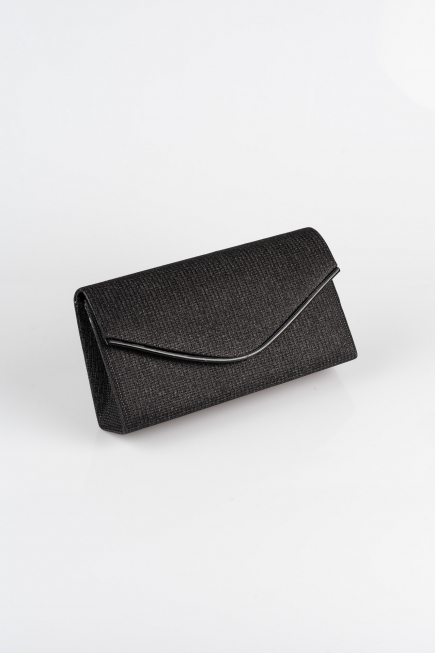 Briefumschlag-Tasche Glitzernd Schwarz SH810