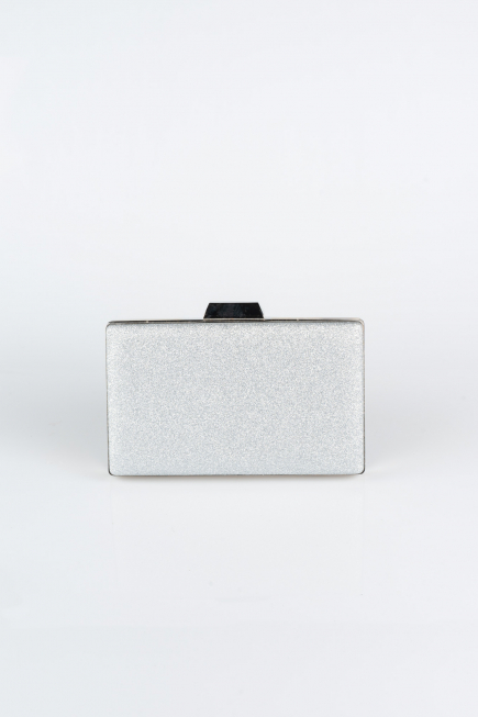 Abendtasche Silber V274