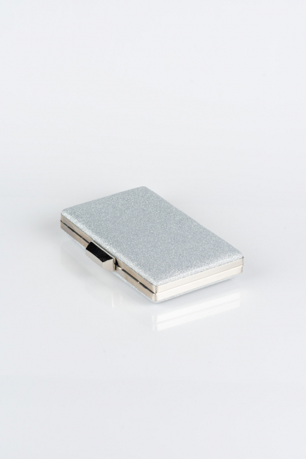 Abendtasche Silber V274