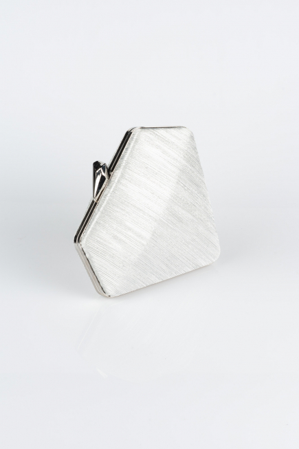Kästchen-Tasche Silber V222