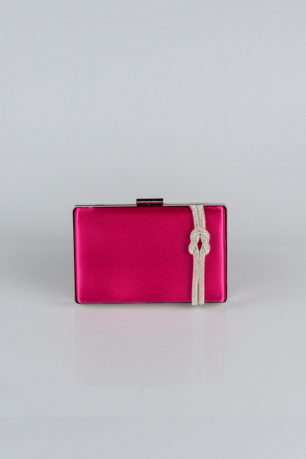 Kästchen-Tasche Satin Fuchsie VT9275