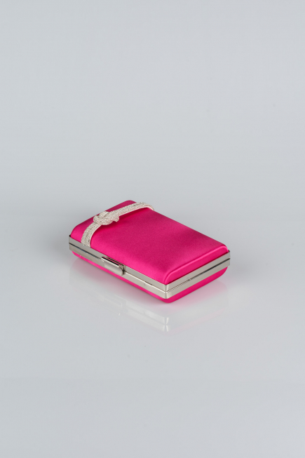 Kästchen-Tasche Satin Fuchsie VT9275